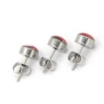 Body Piercing Jewelry Petrol Dripping Stainless Steel Stud Flag Earrings
