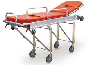 Quality Manufacturer Automatic Collapsible Ambulance Stretcher Trolley Patient Transfer Bed wholesale