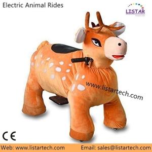 Quality Plush Motorized Animals motorized plush riding animal bicycle led animal wholesale