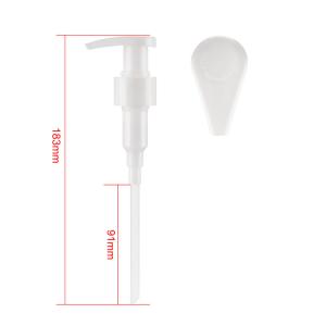 Quality White Plastic lotion pump with twist lock desige 24/410 1.2cc/t wholesale
