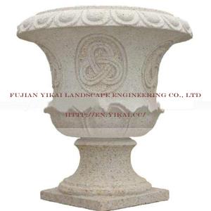 Quality Granite Marble Vase by Hand Carved (YKFP-35) wholesale