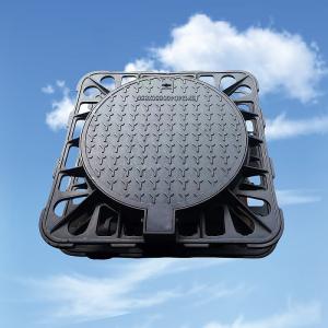 Quality EN124 Standard Ductile Iron Mahole Cover And Frame 850*850 Mm In Stock wholesale