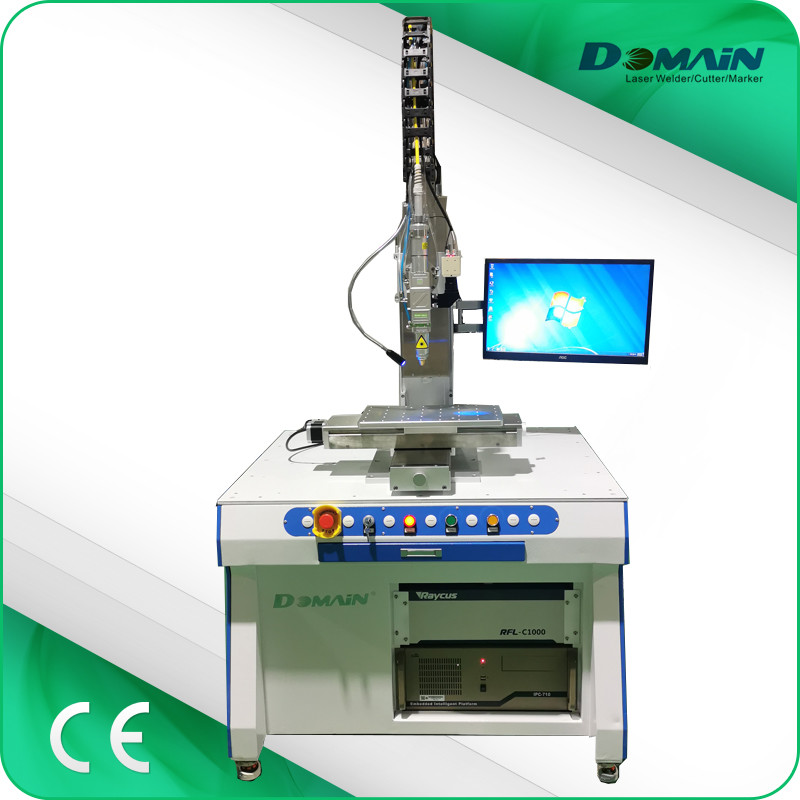 Continuous 4 Axis 1000W RAYCUS Fiber Laser Welding Machine