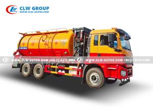 Quality Sanitaion 18CBM Vacuum Sewer Truck Wastewater Cleaning High Pressure wholesale