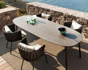 Quality All Weather Modern Outdoor Furniture Rattan Garden Corner Sofa And Dining Table wholesale