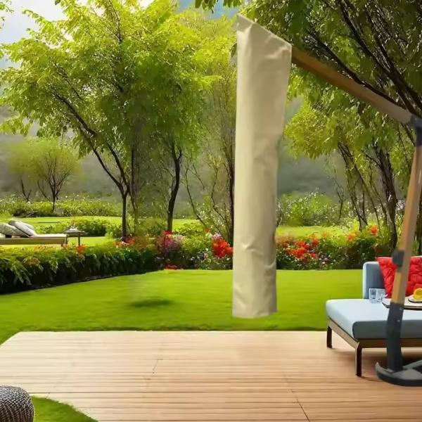 High Quality Waterproof and Sunproof Fabric Patio Umbrella Covers Protective