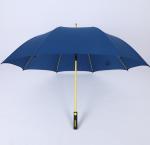 30 Inches Yellow Auto Open Golf Umbrella Fiberglass Frame