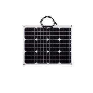 50W Semi Flexible Solar Panel High Toughness Bendable Solar Panels