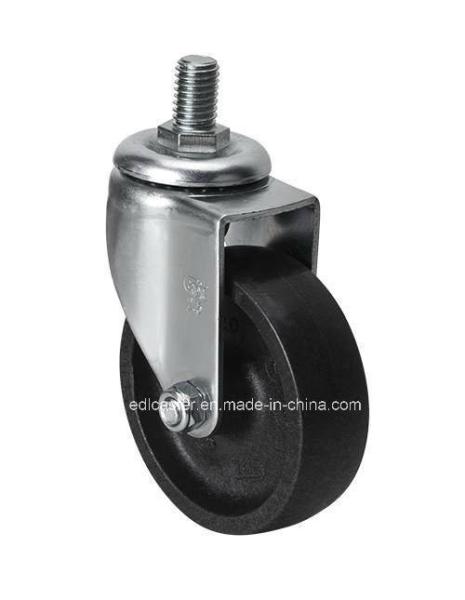 62mm Bolt Bearing Edl Mini 2.5" Threaded Swivel Po Caster Wheel 26325-03 for