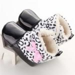 New fashion PU Leather upper Bowknot girl 0-2 years Princess baby shoes girl