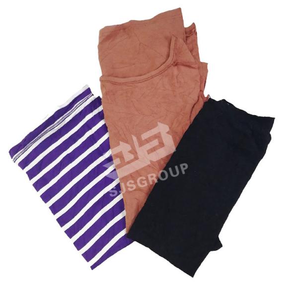 Wholesale Industrial trapo 20KG bale package fabric cuttings cotton rags