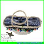 LDYP-009 high quality macrame decoration women summer cornhusk made natural