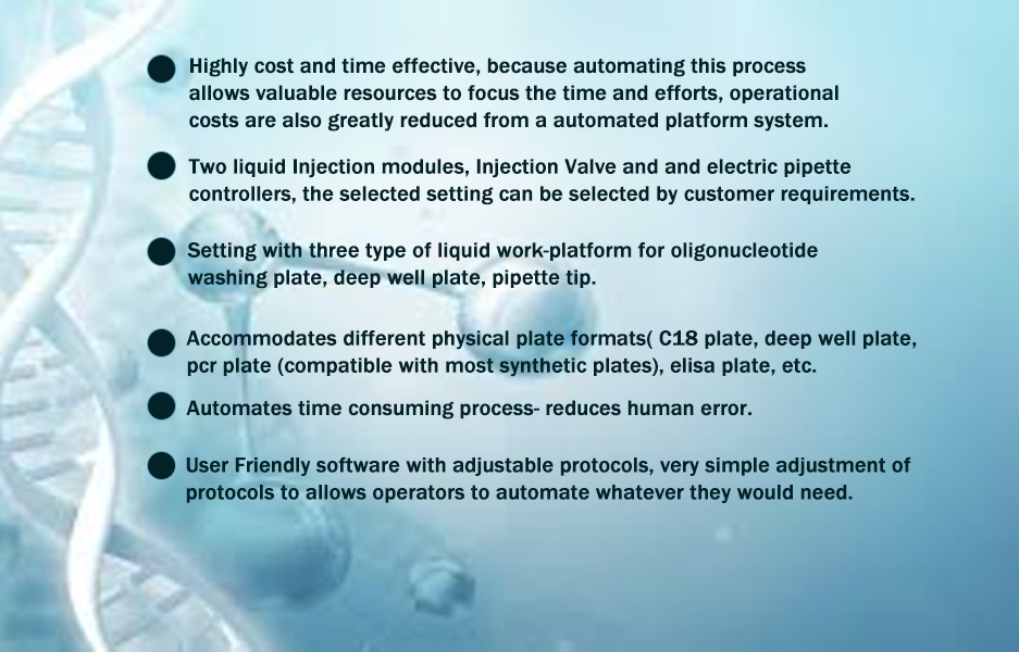 OEM Oligo Purification System Automated Oligonucleotide Purification Equipment