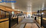 Customized European Horse Stalls With Welded Weave Technique