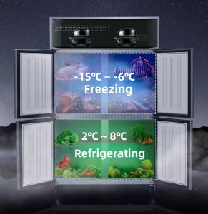 Quality Stainless Steel Refrigerator for Fruits and Vegetables Temperature 2-8C/2-8C/-6 -15C wholesale