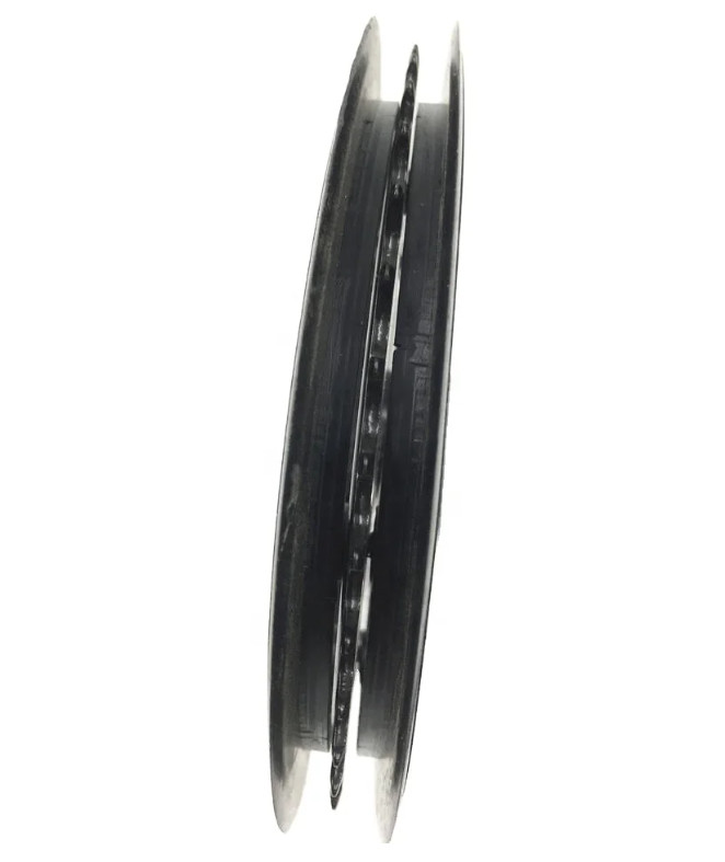 Black Bicycle Chainwheel Crank With Double Plastic Cover 36T 152mm 165MM