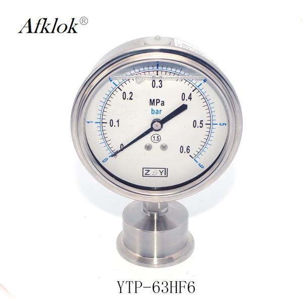 Digital Lpg Gas Pressure Gauge With Diaphragm Stainless Steel Sanitary