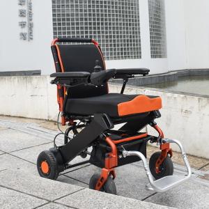 Quality Lithium Battery Foldable Electric Wheelchair Aluminum Alloy wholesale