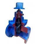 NRS ANSI DIN3352 F4 F5 Rubber Resilient Seated Cast Iron non-rising Stem Gate