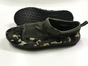 Quality SA8000 Camo Water Shoes , Breathable Fabric Quick Dry Aqua Shoes wholesale