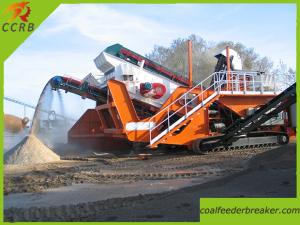 Quality Tracked Sandstone Portable Crushing Plant wholesale