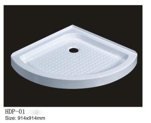 Quality Acrylic shower tray, shower basin,acrylic shower base HDP-1 wholesale