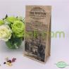 Buy cheap Food Grade Flat Bottom Bag Kraft Paper Bag Pouch With Heat Side Sealing 5mm from wholesalers