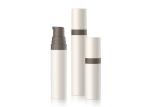Small narrow airless bottle pp cosmetic sample snap on design