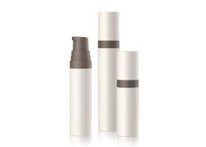 Quality Small narrow airless bottle pp cosmetic sample snap on design wholesale