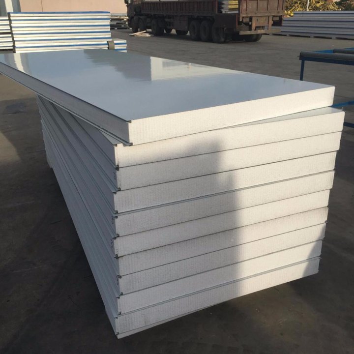 Contemporary Rock Wool Composite Roofing Panels For Cold Room Construction