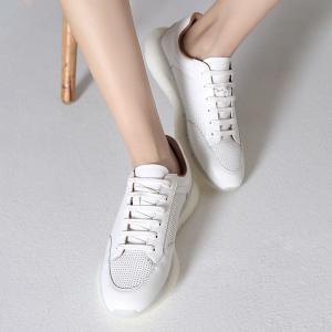 Quality Fashion Athletic Sports Shoes Black / White Womens Lightweight Breathable Tennis Shoes wholesale
