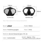 PC Frame Camera Mount Optical Scuba Mask For Underwater Diving