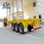 45ft Container Gooseneck Chassis Trailer Skeleton Truck Trailers with 28tons