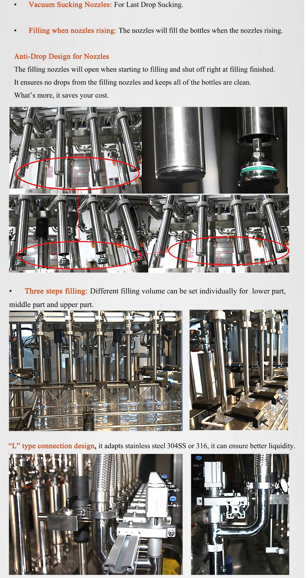 Pneumatic Automated Bottle Filling Machine 2300*1200*1760mm Small Scale