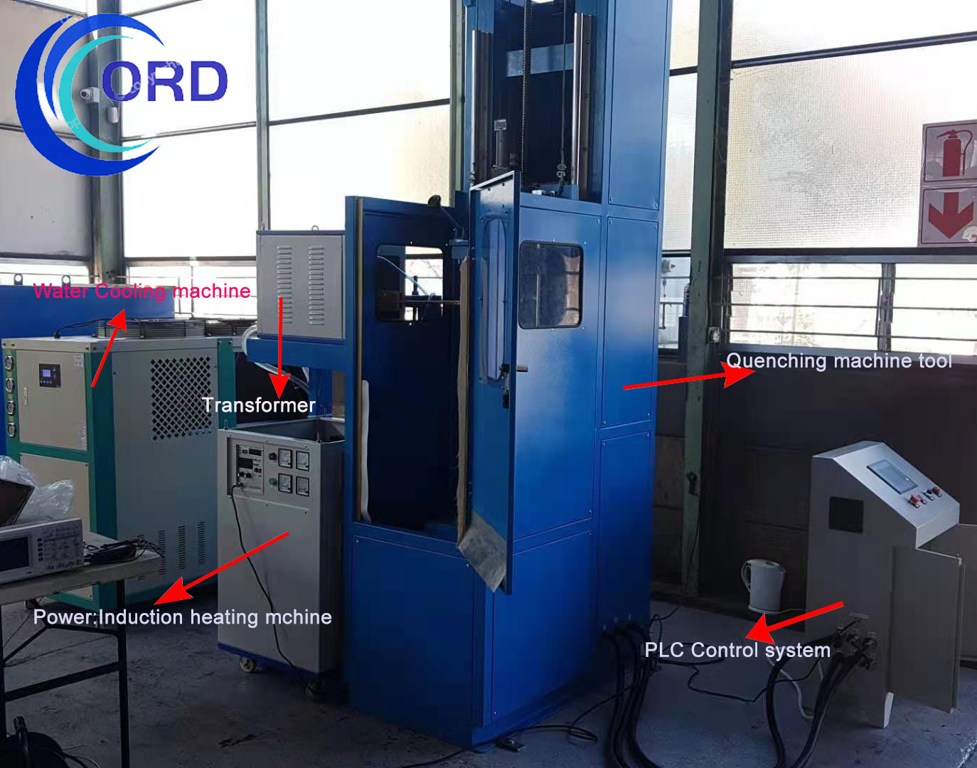 High Power Induction Hardening Machine AC 340V-480V 3 Phase Workpiece Processing