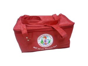 Quality Environment Friendly Water Proof 420D RED NYLON Thermal Insulated Bags For Food wholesale