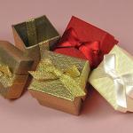 Pretty Paper Watch Necklace Jewelry Box , Heavy Cardboard Jewellery Packaging