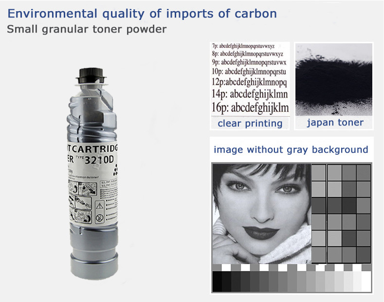 Ricoh Aficio 2045 Copier Toner Cartridge 3210D For Photocopiers