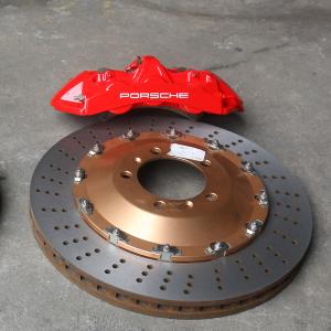 Quality Porsche Car Brake Calipers Upgrades To GT6 6 POT Red Caliper Improve Stopping Power wholesale
