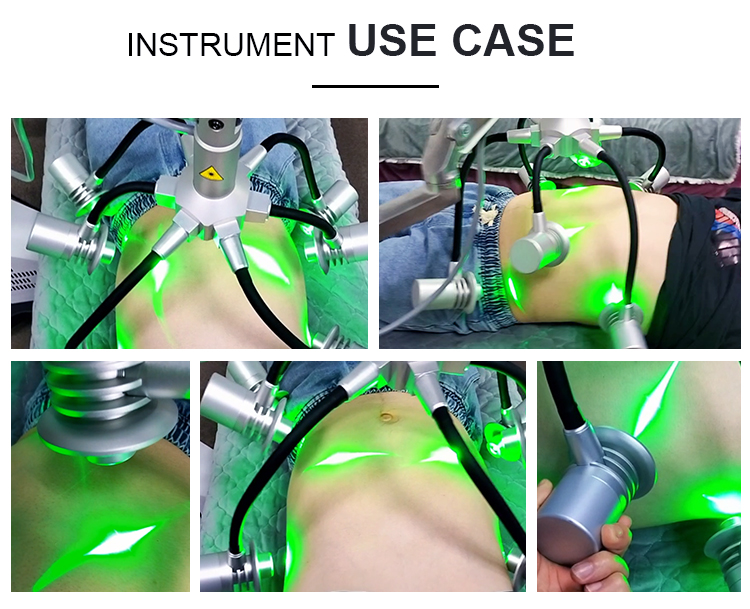 Green Red Wavelength Laser Therapy Machine 6D Slim Lipo Machines