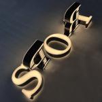 Outdoor indoor Channel Letter Sign Electronic Illuminated Logo LED PVC LED Mini