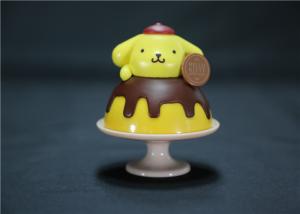 Quality PompomPurin Custom Plastic Toys Yellow Color PVC Material 6*3.5*4.2cm wholesale