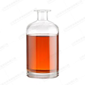 Quality Clear Glass Liquor Bottle and Red Wine Bottle for Wine Logo Acceptable Customer's Logo wholesale