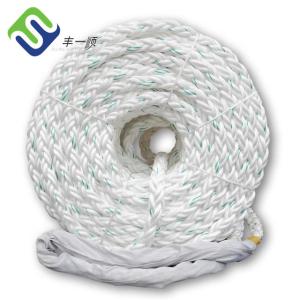 Quality 28mm - 96mm 8 Strand PP Rope Ship Polypropylene Mooring Lines wholesale