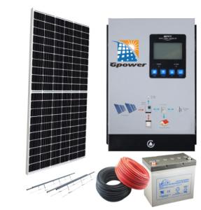 Quality ROSH 10KW Hybrid Grid Solar System With Batteries Backup wholesale
