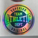 Custom Logo Printed Die Cut Hologram Laser Sticker Label