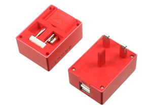 China 5V 2.4A AU UK US EU AC Surge Travel Plug Adapter , All In One World Travel Adapter on sale