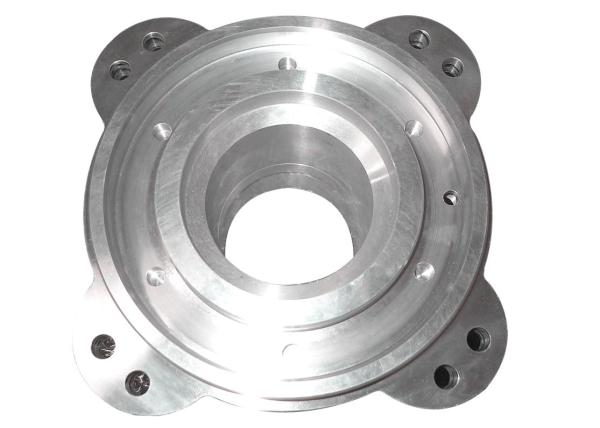 Sand Casting Aluminum Pipe Flange BS Standard AlSi10Mg Material Polishing