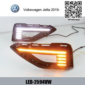 Quality VW Volkswagen Jetta 2019 DRL LED Daytime driving turn signal Lights wholesale