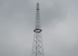 Quality 355 Mpa Self Standing Antenna Tower , 80m Quadrilateral / Triangle Antenna Tower wholesale